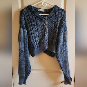 Brand new!! We the Free cropped sweater